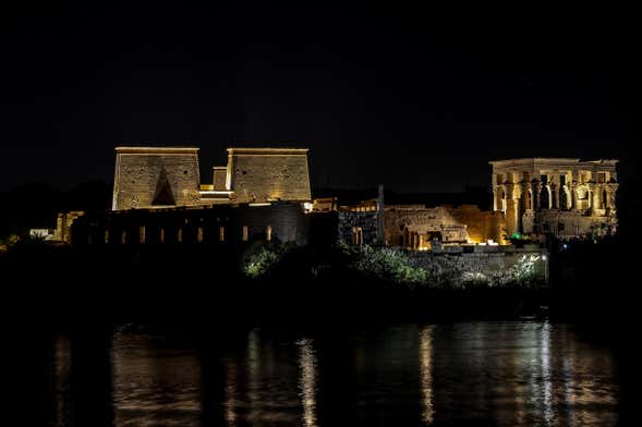 Espectáculo de luz y sonido en el Templo de Philae