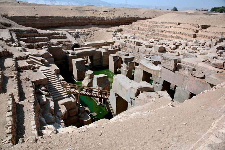 Templo dedicado a Osiris en Abydos